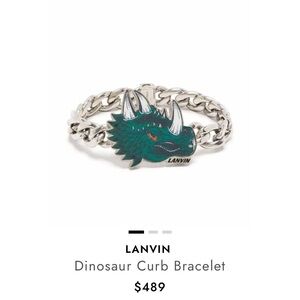 Lanvin Bracelet! Dinosaur! 🦕